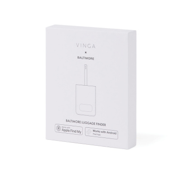 Logotrade kampanjprodukter bild: VINGA Baltimore RCS Luggage Tag With Finder Dual