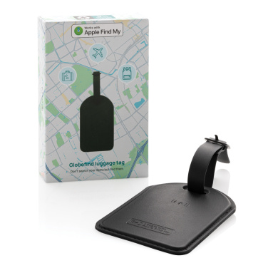 Logotrade kampanjprodukter bild: Globefind Dual RCS bagagetagg med global spårning