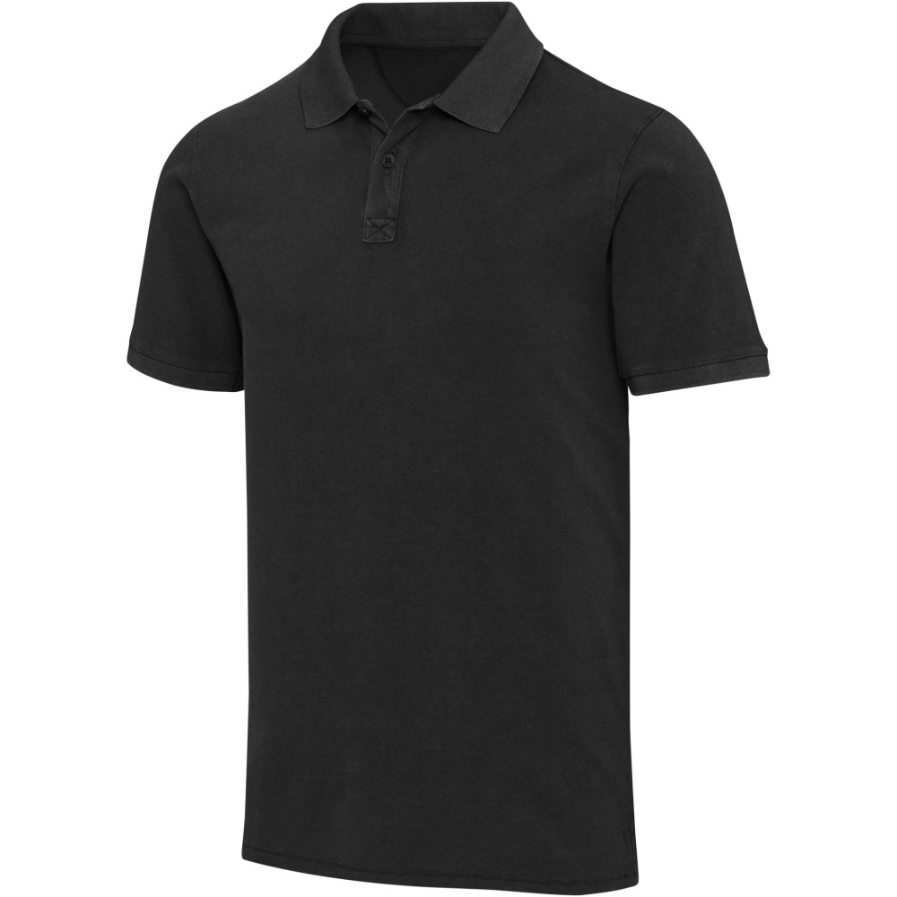 Logotrade profilprodukter bild: Calgary 200 g/m2 tvättad pikétröja för herr