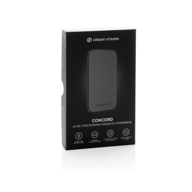 Logotrade reklamprodukter bild: Urban Vitamin Concord RCS Ultratunn 3000 mAh powerbank